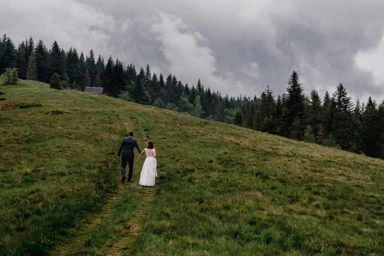 Ania i Adam | Kiedy w górach pada deszcz | Sesja ślubna 53